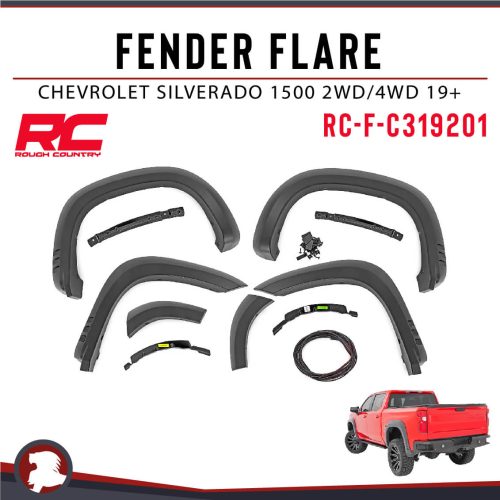 FENDER FLARE CHEVY SILVERADO 1500 2WD/4WD 19+
