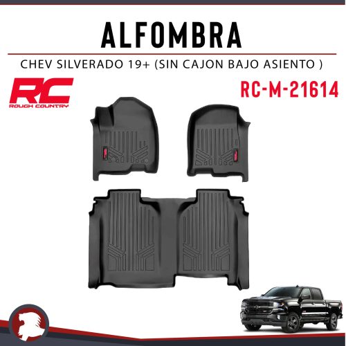 ALFOMBRA RC CHEV SILVERADO 19+ SIN CAJON BAJO ASIENTO