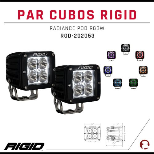 PAR CUBOS RIGID RADIANCE POD RGBW