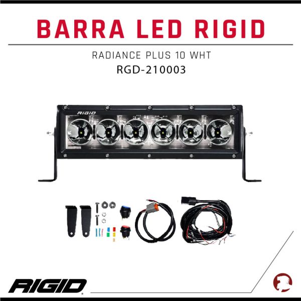 BARRA LED RIGID RADIANCE PLUS 10 WHT