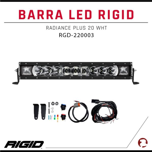 BARRA LED RIGID RADIANCE PLUS 20 WHT