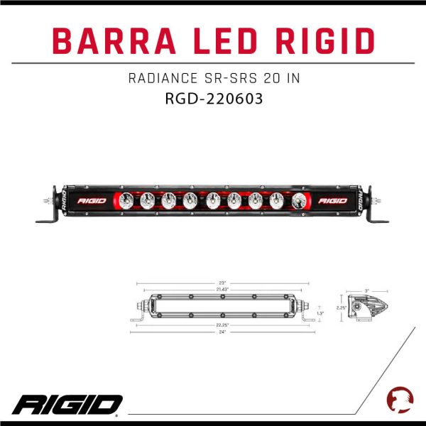 BARRA LED RIGID RADIANCE SR-SRS 20 IN