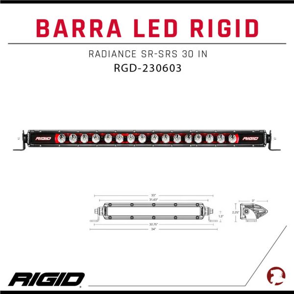 BARRA LED RIGID RADIANCE SR-SRS 30 IN