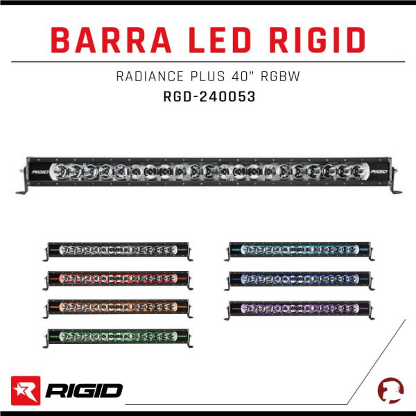 BARRA LED RIGID RADIANCE PLUS 40 RGBW