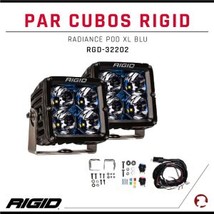 PAR CUBOS RIGID RADIANCE POD XL BLU