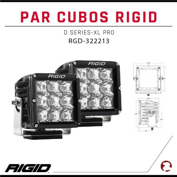 PAR CUBOS RIGID D SERIES-XL PRO