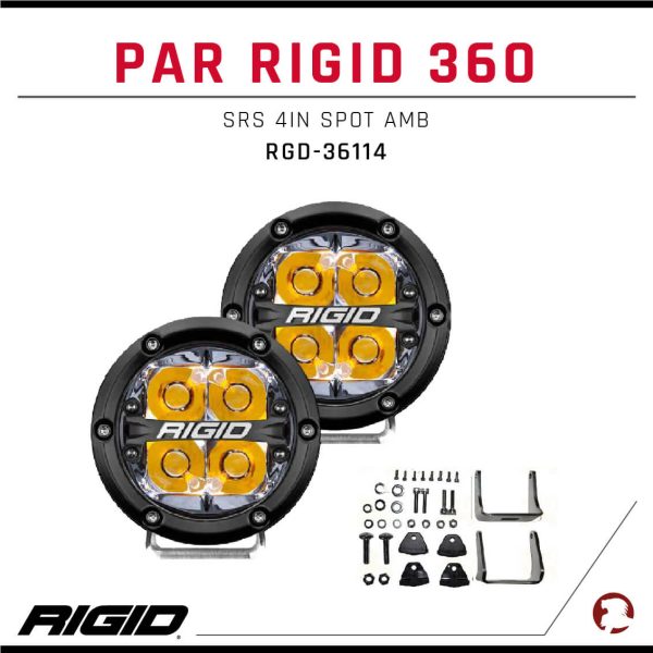PAR RIGID 360-SRS 4IN SPOT AMB