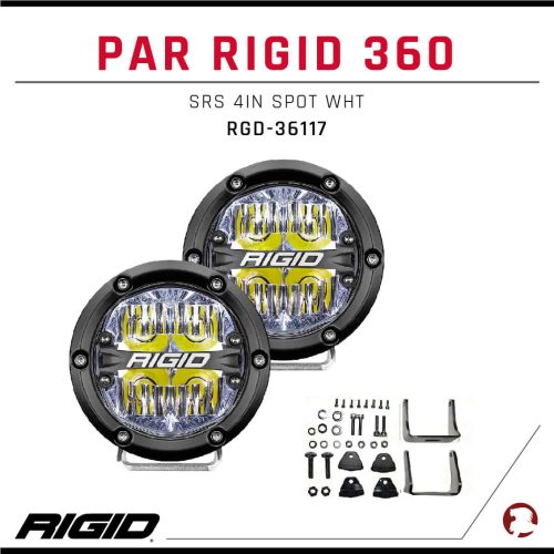 PAR RIGID 360-SRS 4IN DRIVE WHT