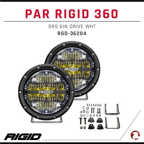 PAR RIGID 360-SRS 6IN DRIVE WHT