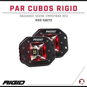 PAR CUBOS RIGID RADIANCE SCENE EMPOTRAR RED