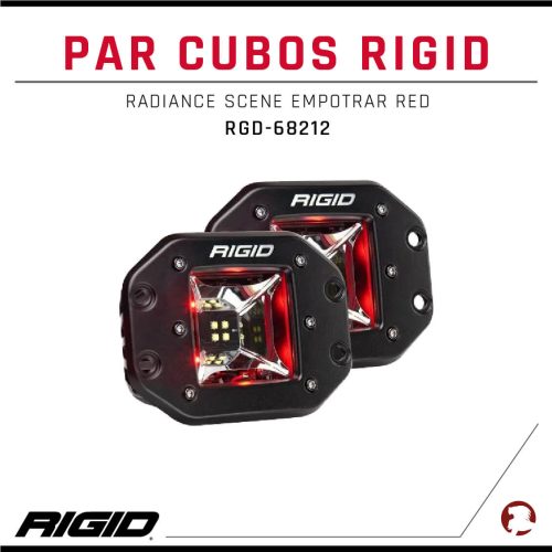 PAR CUBOS RIGID RADIANCE SCENE EMPOTRAR RED