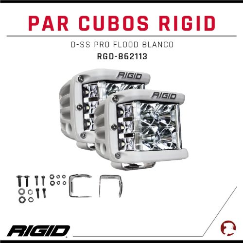 PAR CUBOS RIGID D-SS PRO FLOOD BLANCO