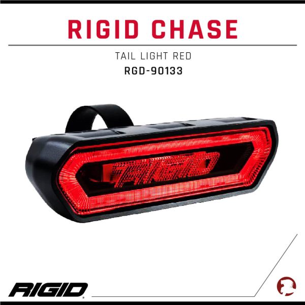 RIGID CHASE TAIL LIGHT RED