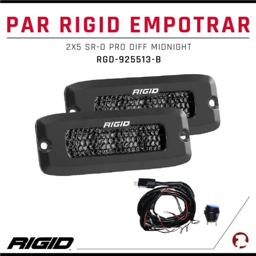 PAR RIGID EMPOTRAR 2X5 SR-O PRO DIFF MIDNIGHT