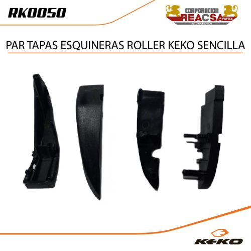 PAR TAPAS ESQUINERAS ROLLER KEKO SENCILLA
