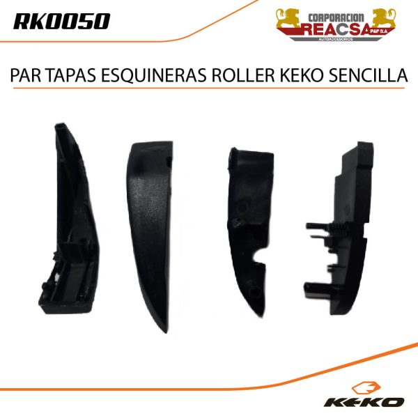 PAR TAPAS ESQUINERAS ROLLER KEKO SENCILLA