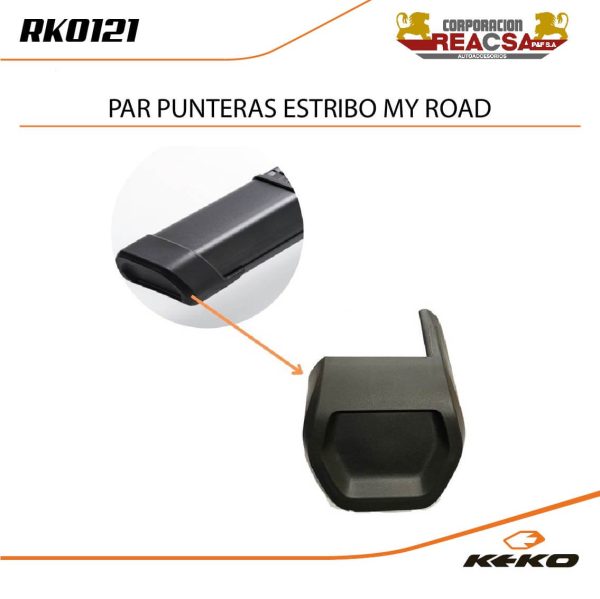 PAR PUNTERAS ESTRIBO MY ROAD