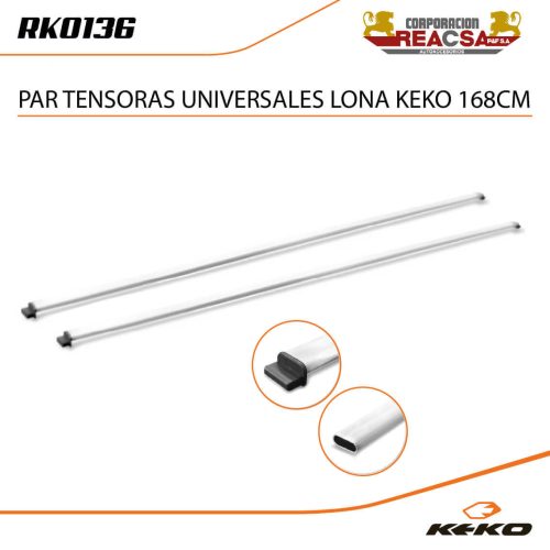 PAR TENSORAS UNIVERSAL LONA KEKO 168 CM