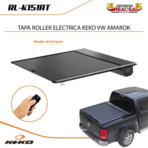 TAPA ROLLER ELECTRICA KEKO VW AMAROK