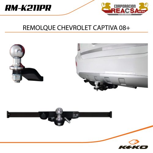 REMOLQUE CHEVROLET CAPTIVA 08+