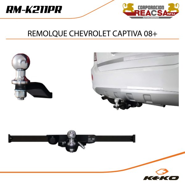 REMOLQUE CHEVROLET CAPTIVA 08+