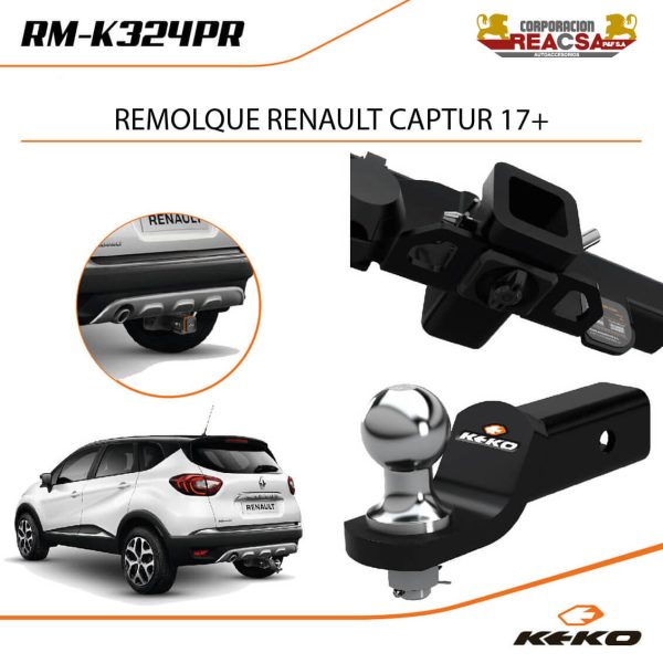 REMOLQUE RENAULT CAPTUR 17+