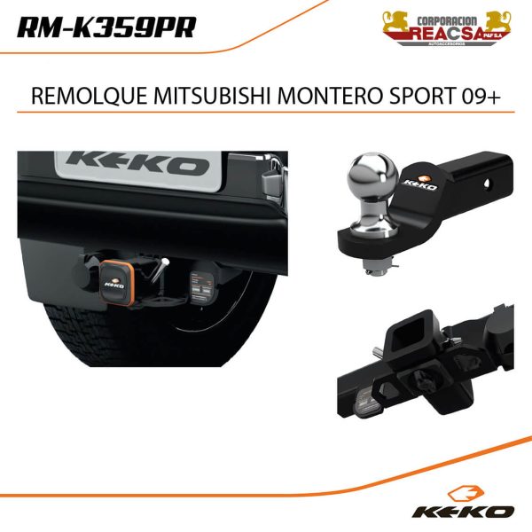 REMOLQUE MITSUBISHI MONTERO SPORT 09+
