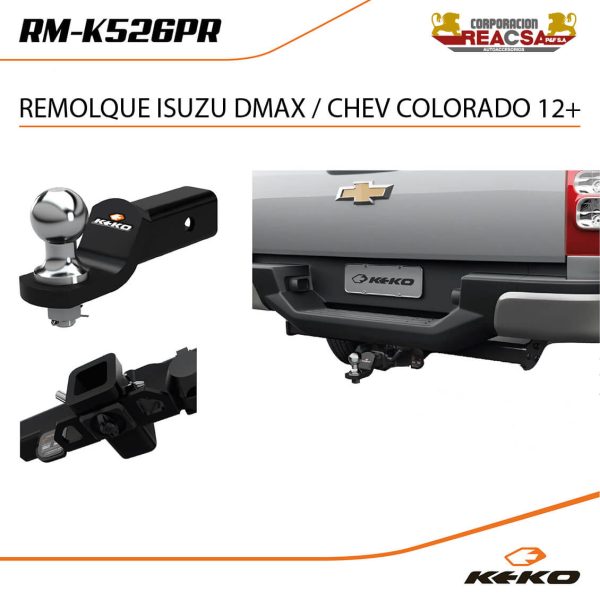 REMOLQUE ISUZU DMAX 12-20 / CHEV COLORADO 12+ / MAXUS T60