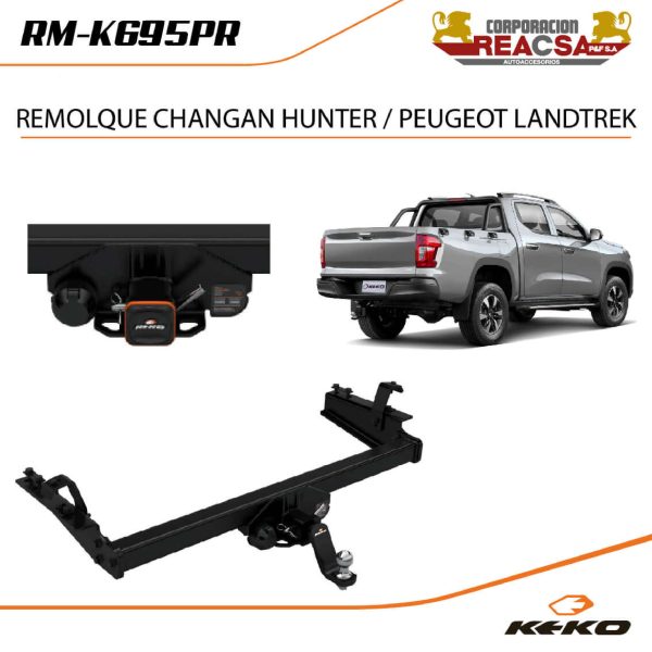 REMOLQUE CHANGAN HUNTER Y PEUGEOT LANDTREK
