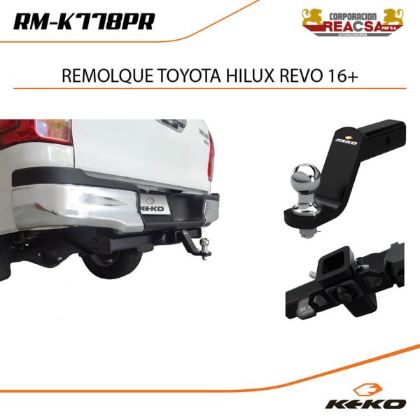 REMOLQUE TOYOTA HILUX REVO 16+