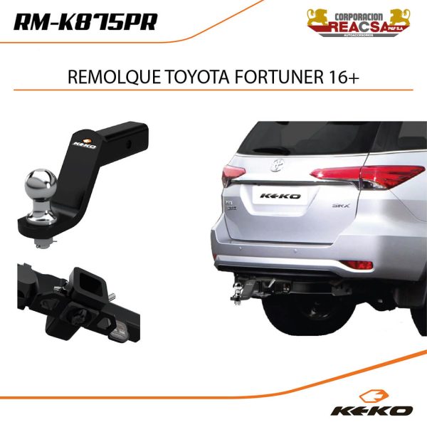 REMOLQUE TOYOTA FORTUNER 16+