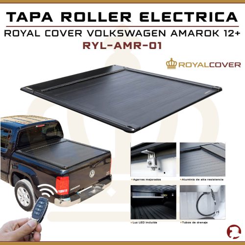 TAPA ROLLER ELECTRICA ROYAL C AMAROK 12+