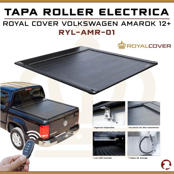 TAPA ROLLER ELECTRICA ROYAL C AMAROK 12+