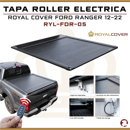 TAPA ROLLER ELECTRICA ROYAL C FORD RANGER 16-22