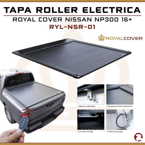 TAPA ROLLER ELECTRICA ROYAL C NISSAN NP300 16+