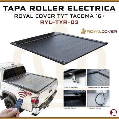 TAPA ROLLER ELECTRICA ROYAL C TYT TACOMA 16+