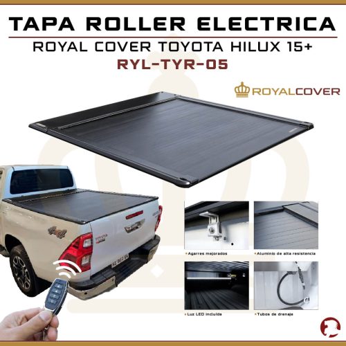 TAPA ROLLER ELECTRICA ROYAL C TYT HILUX 15+