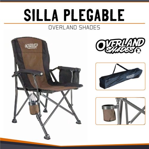 SILLA PLEGABLE OVERLAND SHADES NEW BROWN