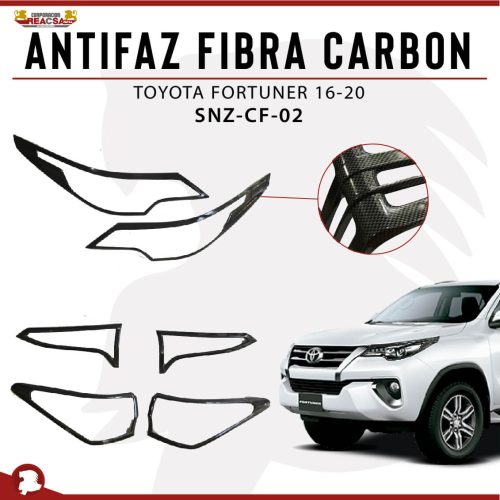 ANTIFAZ FIBRA CARBON FORTUNER 16-20
