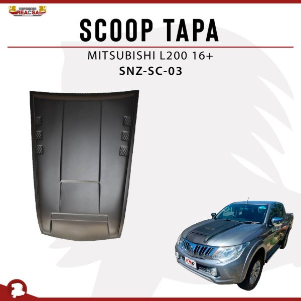 SCOOP TAPA MITSUBISHI L200 16-19