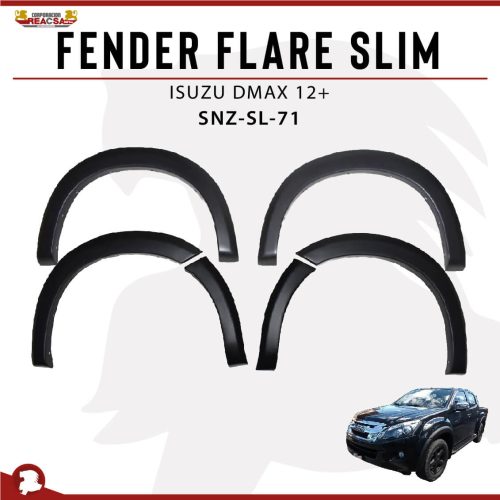 FENDER FLARE SLIM ISUZU DMAX 12+