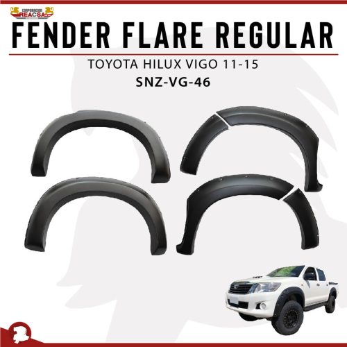 FENDER FLARE REGULAR HILUX VIGO 11-15