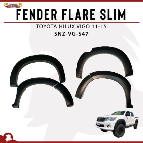 FENDER FLARE SLIM HILUX VIGO 11-15