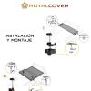 TAPA TRIFOLD BATEA HILUX 05+/ JAC T6 7 8/ JMC GRAND AVENUE / FOTON G7 - Image 4