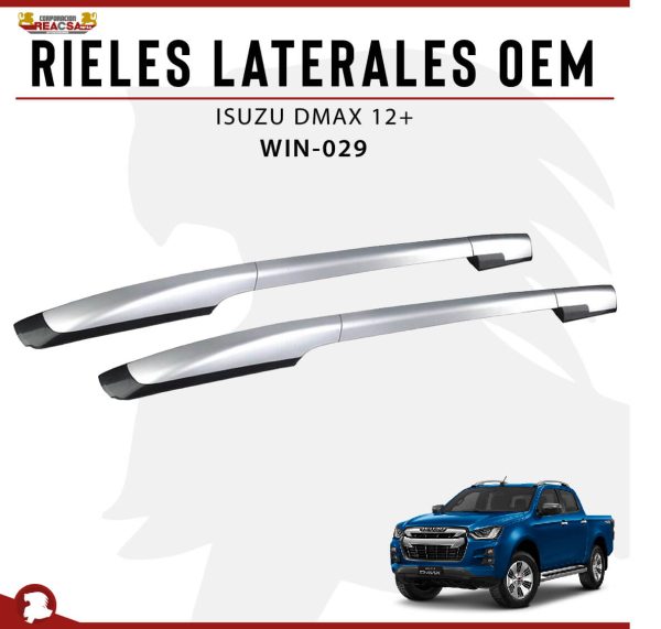 RIELES LATERAL OEM ISUZU DMAX 12+