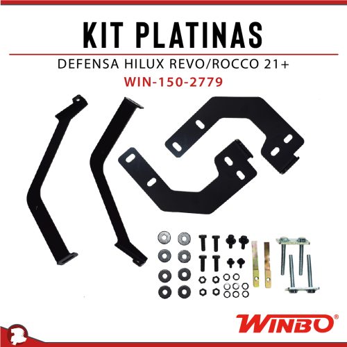 KIT PLATINAS DEFENSA HILUX REVO/ROCCO 21+