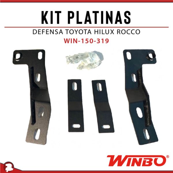 KIT PLATINAS DEFENSA HILUX REVO/ROCCO 15-20