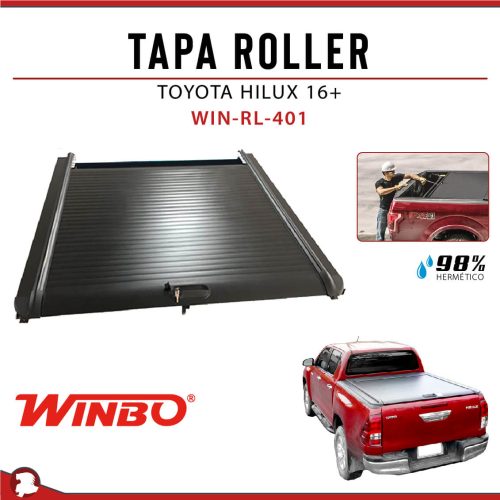 TAPA ROLLER MANUAL TYT HILUX 16+/ JAC T6/T8