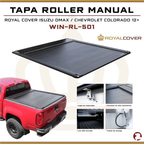TAPA ROLLER MANUAL DMAX / COLORADO 12+