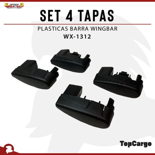 SET 4 TAPAS PLASTICAS BARRA WINGBAR
